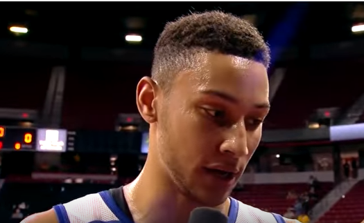 Ben Simmons, stella dei Sixers (Foto da canale YouTube Free Dawkins)