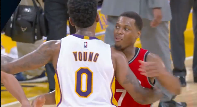 41 punti e 9 assist per Lowry contro i Lakers (foto da: Ximo Pierto YouTube Channel)